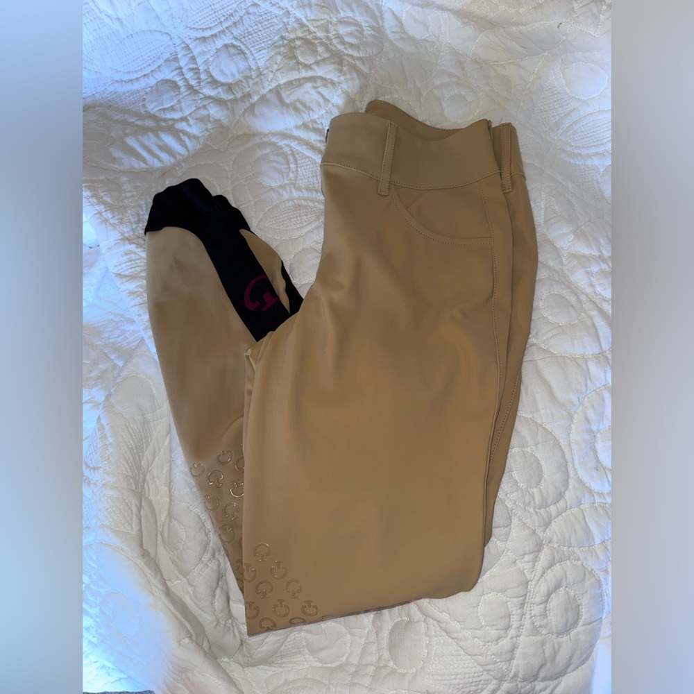 Like new Cavalleria Toscana American knee patch breeches camel size 42